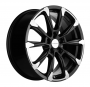 Легковой диск Khomen Wheels KHW1808 7,5x18 5x114,3 ET37 66,5 Black-FP